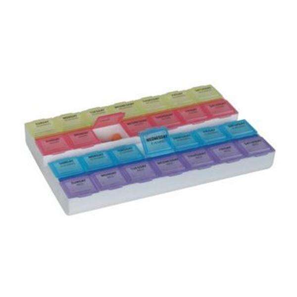 Planner Pill Medtime Plastic Large 3/Pk
